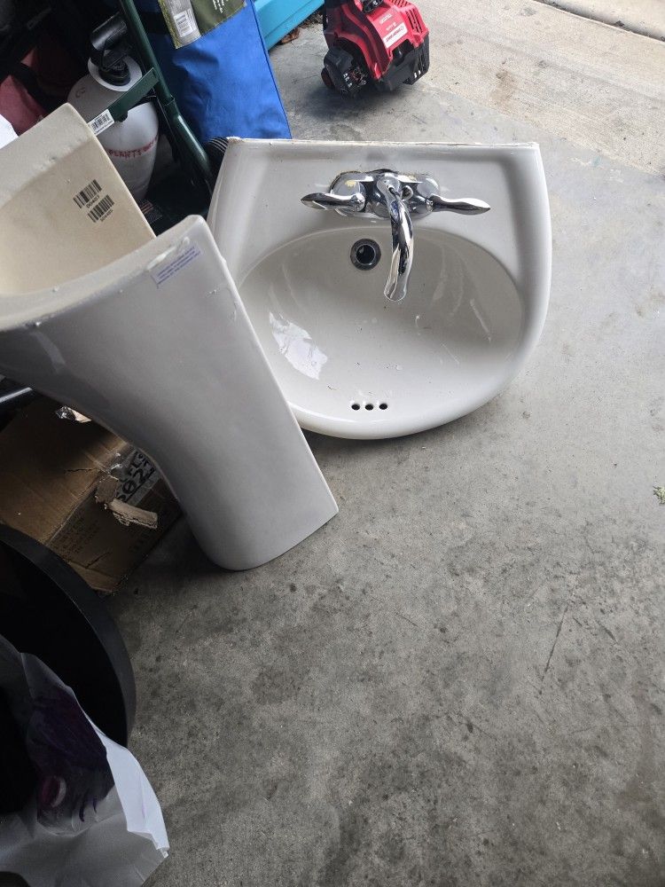 FREE Pedestal Sink w/faucet