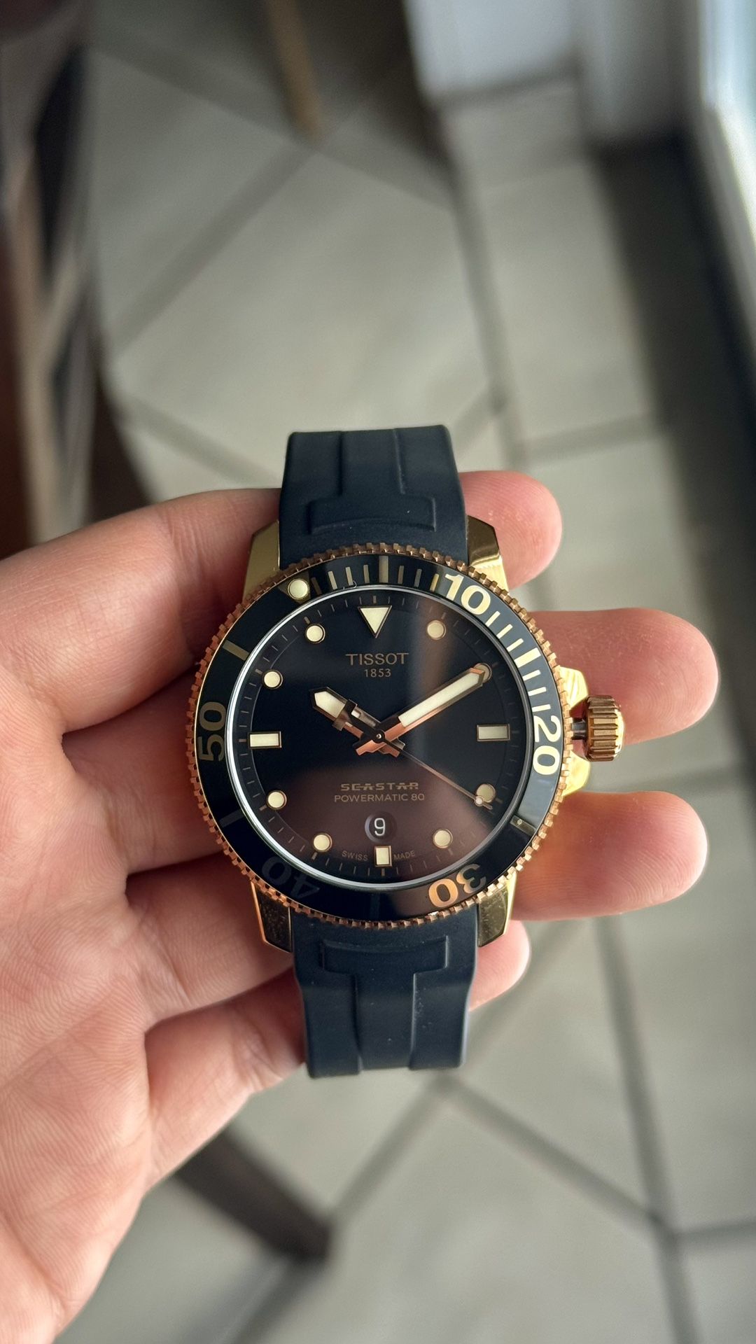 Tissot Seastar 1000 Powermatic 80 - Rose Gold Edition