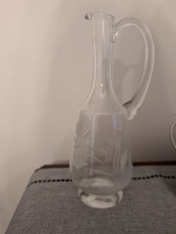 Vintage wine decanter