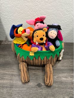 Pooh Halloween Wheelbarrow Bean Bag Set