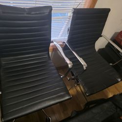 3 QTY Comfort Office Chair Leather Office Chair360° Swivel Height Adjustable Desk Chair Ergonomic