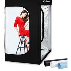 Konseen Large LED Dimmable Photo Light Box Studio Tent