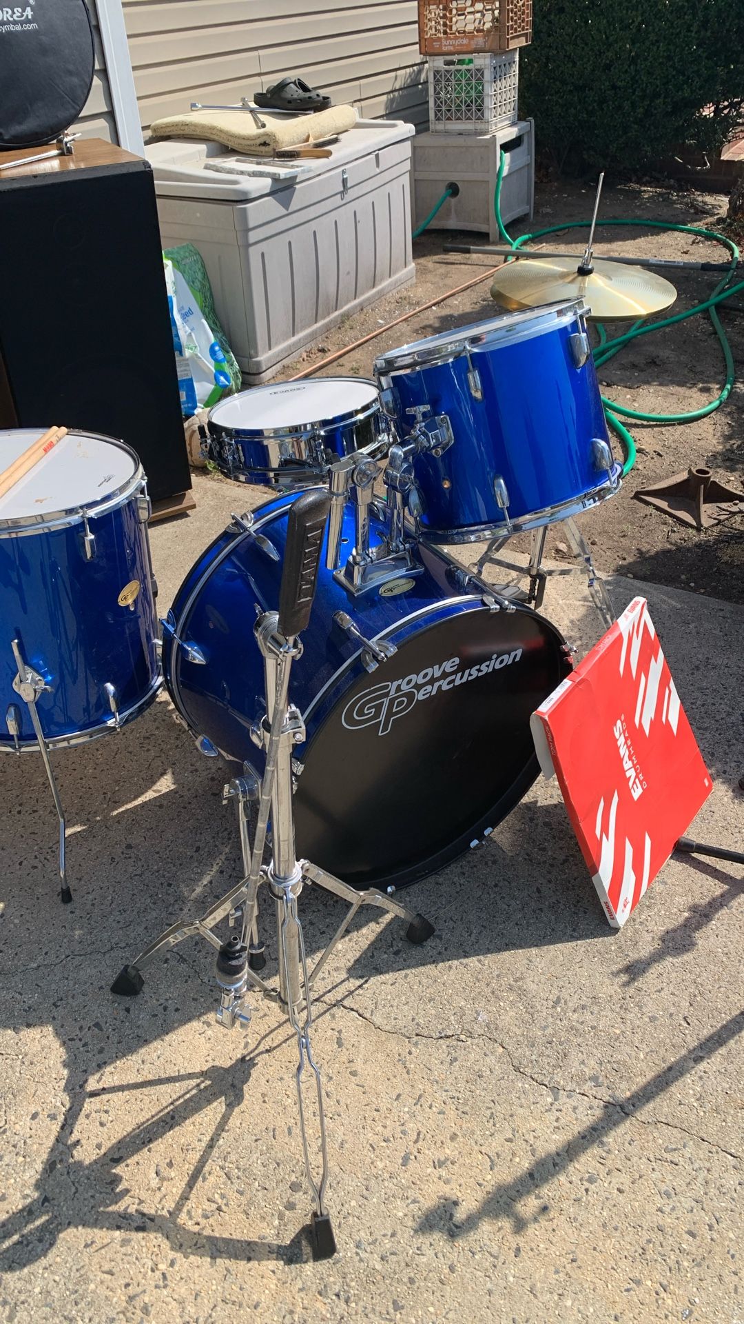Drums And Brand New Cymbals w/bag 