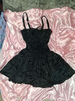 black corset windsor dress