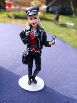 Harley Davidson Barbie Ornament 