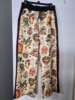 Ed Hardy Tattoo Print Track Pants