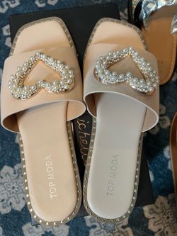 Nude Sandals Size 6