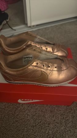 Size 13 c rose gold Nike Cortez