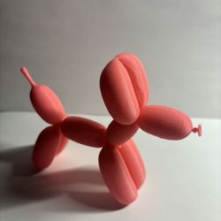 3D Printed - Balloon Dog 3inch tall 3 inch long