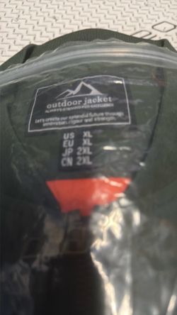 brand new bomber jacket green and orange xl