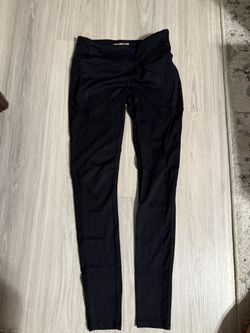 Forever21 Y2K Black Leggings Low Rise Women’s  XS Sheer Cut Out