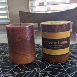 Fall Pillar Candles