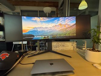 Office move sale - LG 45GR75DC-B Ultragear 45-Inch Curved Monitor