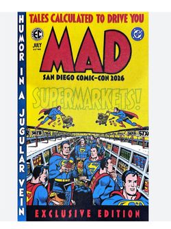 Mad Magazine San Diego Comic-con 2026 exclusive edition comic