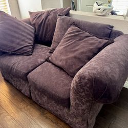 Purple Love Seat couch 