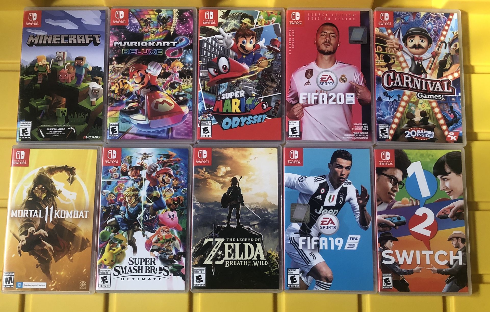 nintendo switch games 10 Games For $200