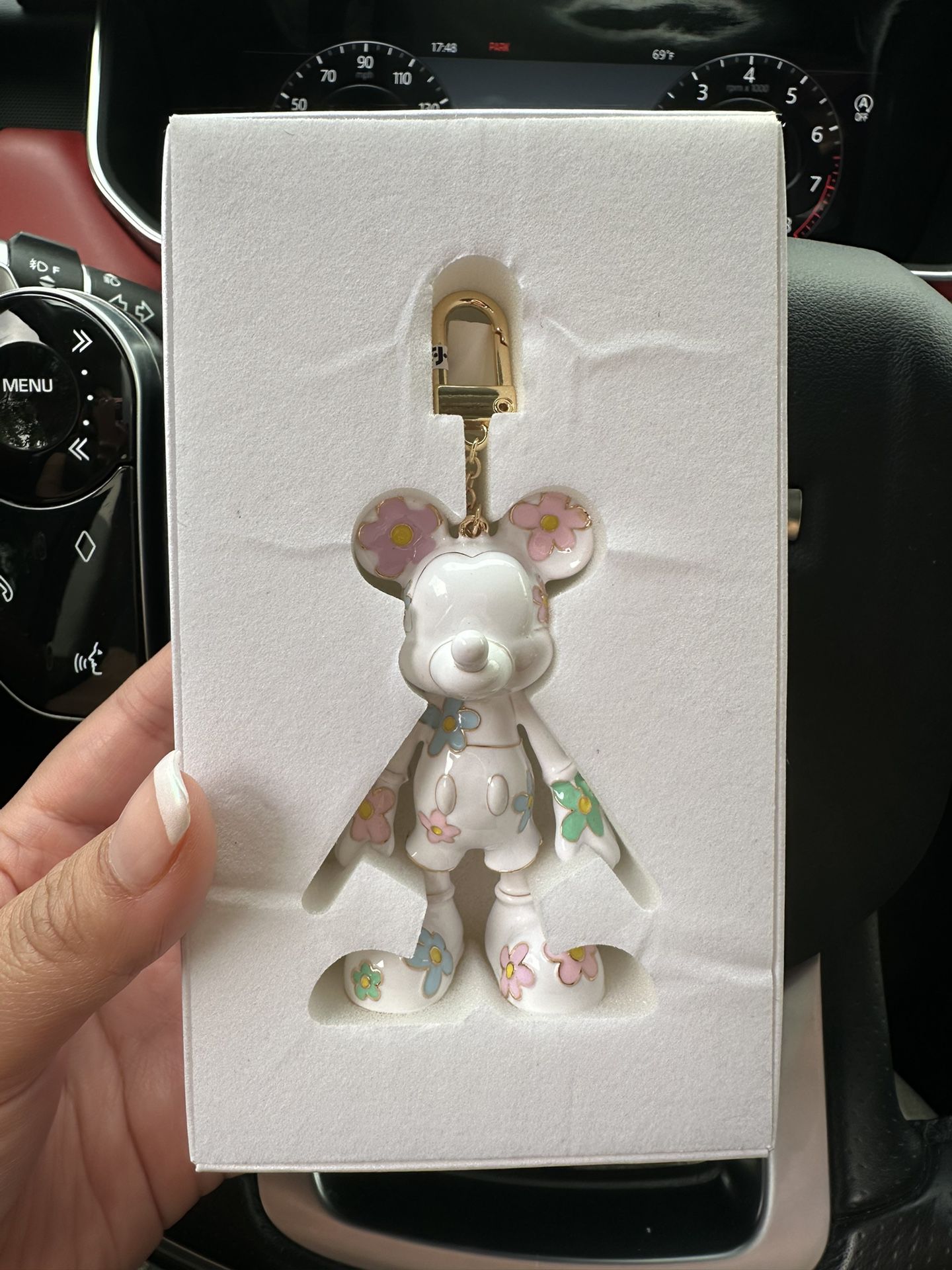 Disney Mickey Baublecar Bag/keychain 