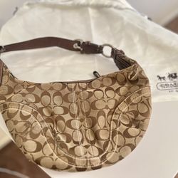 Authentic Coach Bag: Small Hobo Monogram