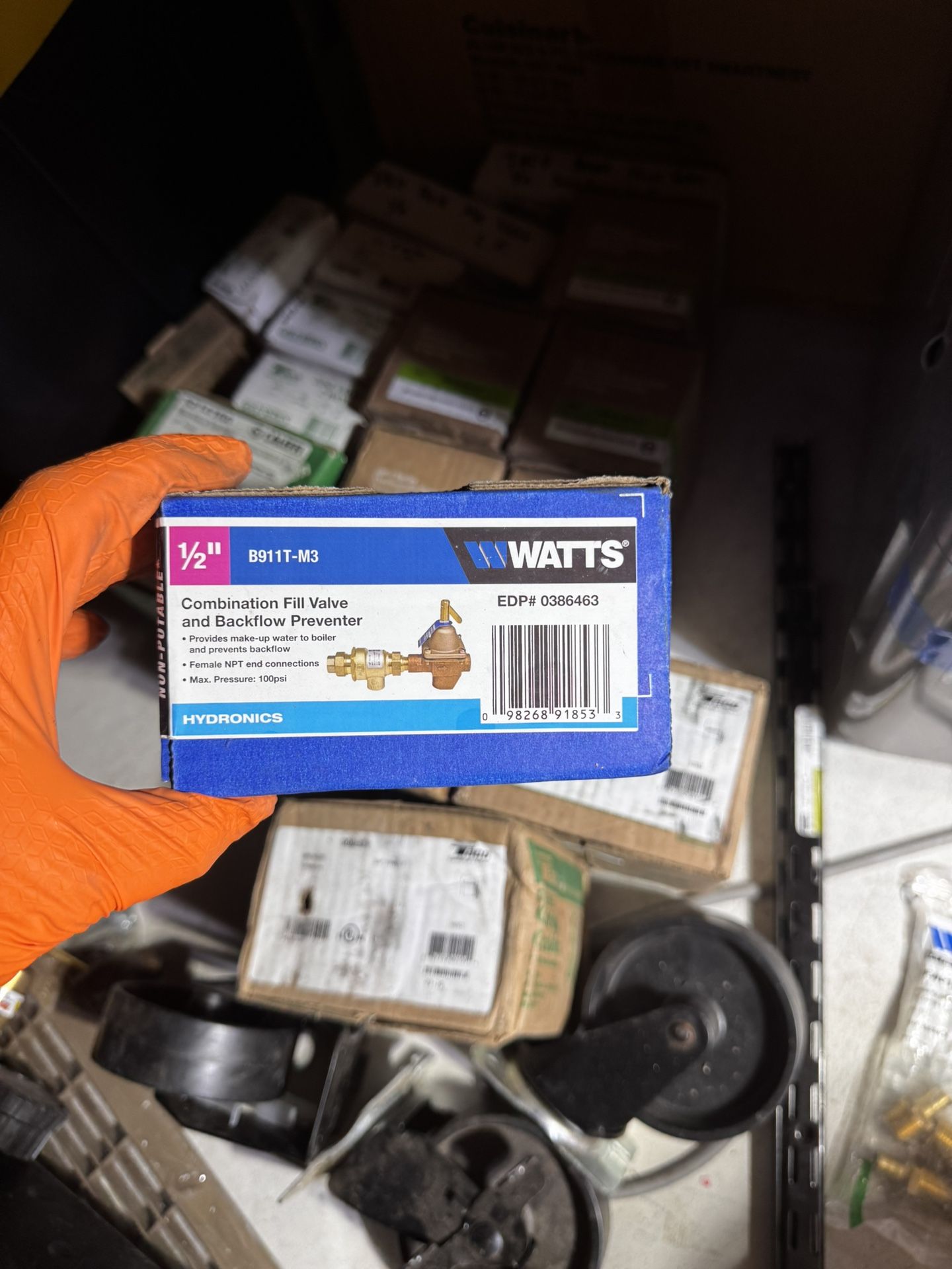 Water Feeder Back Flow Prev. 1/2 Watts