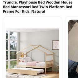 Twin House Bed
