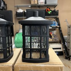 (4) Mystic Black 11w LED Outdoor Lights 
