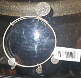 Childrens Alex and Ani Love Energy Charm Bangle