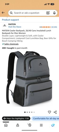 Matein Cooler Backpack