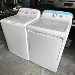 GE Top Load Washer Dryer Gas Set With Agitator