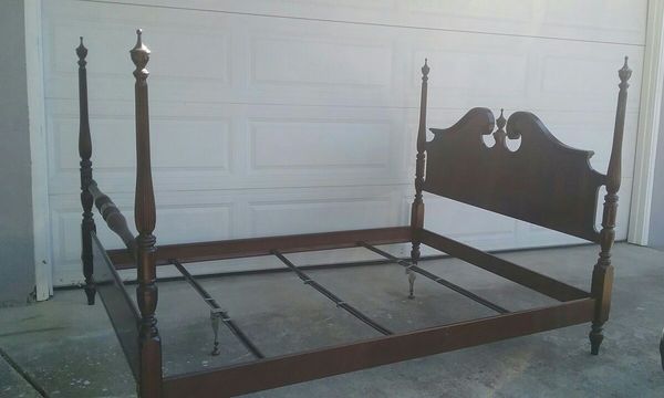 Ethan Allen Georgian Court Solid Cherry Queen Poster Bed For Sale In Martinez Ca Offerup