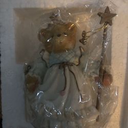 Cherished Teddies Figurine: Kittie, #131865, "You Make Wishes Come True"