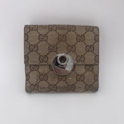Brown Gucci Eclipse Wallet Vintage