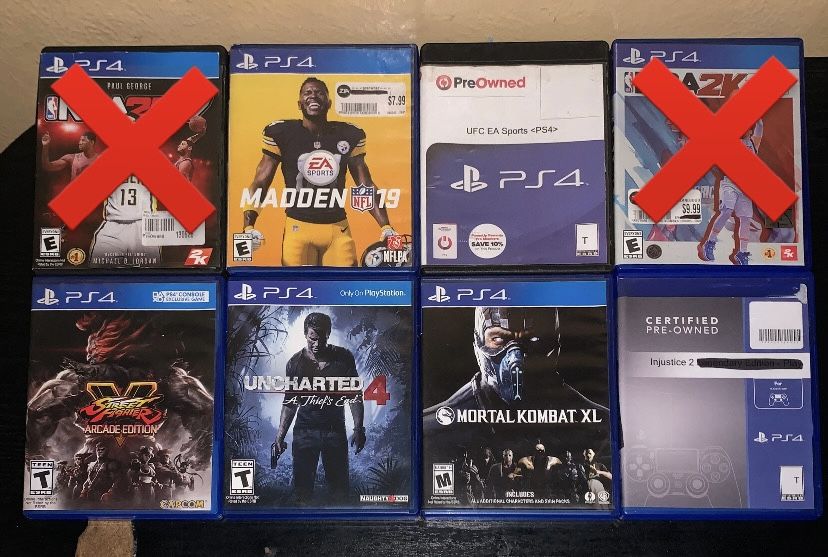 PlayStation 4 Video Game Collection PS4