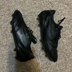Adidas F50 Adizero Leather Black Soccer Cleats Boots US10.5 phantom/mercurial/tiempo/ predator/vapor