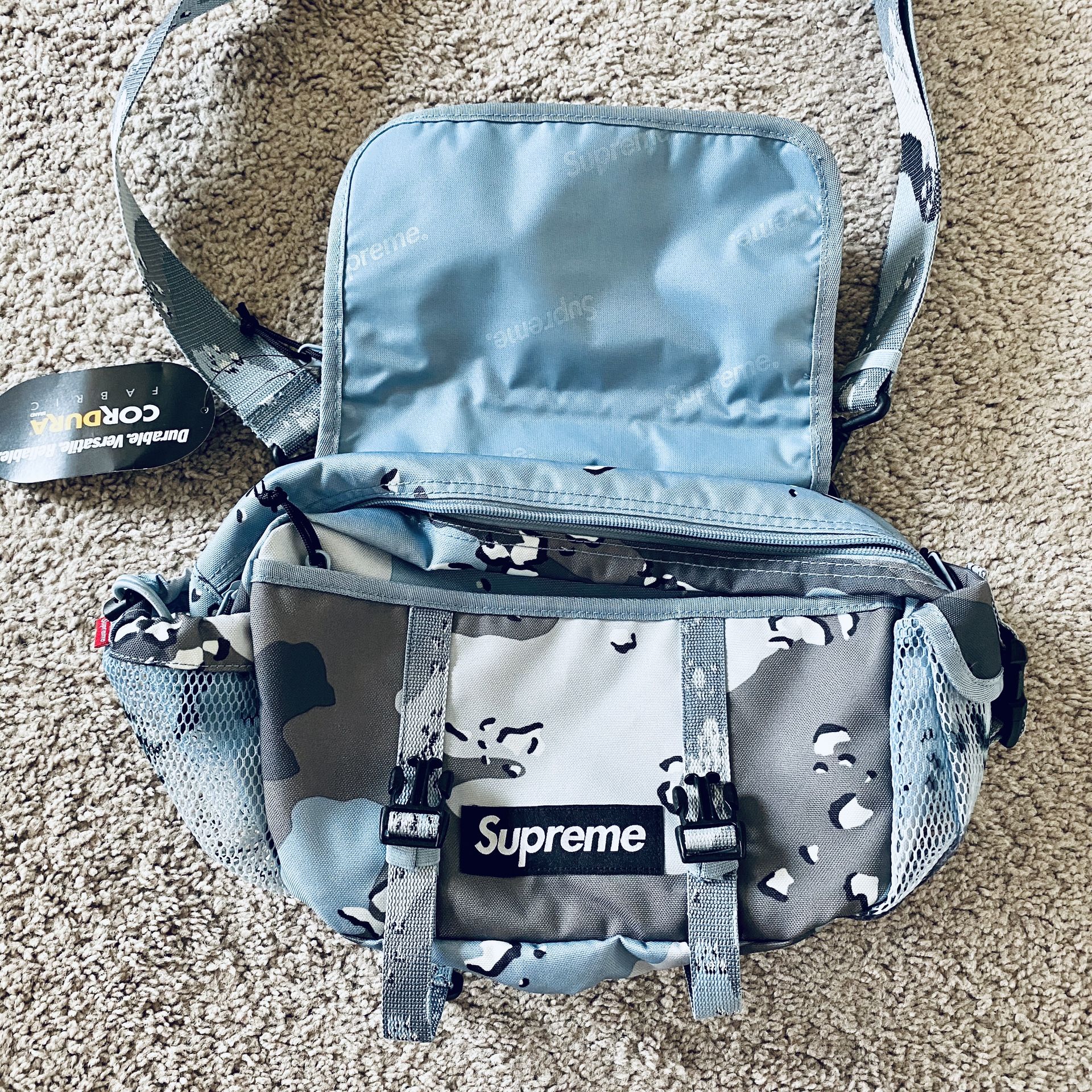 Supreme SS20 Waist Bag Blue Camo