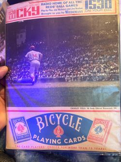 Cincinnati Reds Scorecards