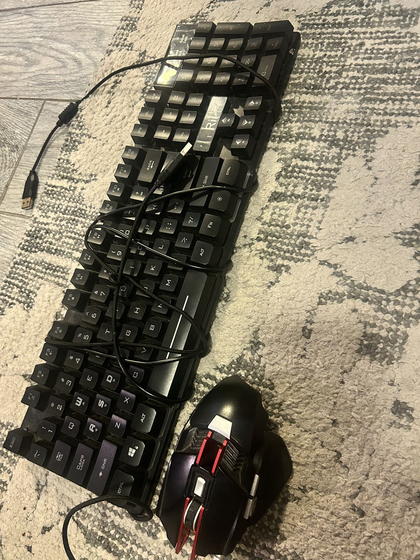 Gamer Mouse And Keyboard