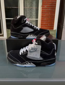 Jordan 5s Black Metallic