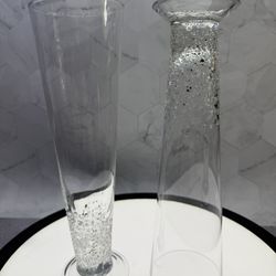 Set of (2) Gorgeous anthropologie Volcania Beer Glasses. Excellent quality & Condition. 