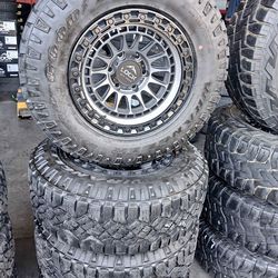 🚘🚨Rines nuevos 17 x 9  6- 139.7 para Toyota Tacoma y Chevy Silverado Goodyear wrangler