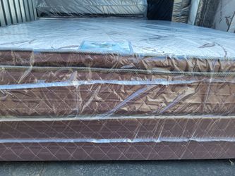 Brand New Queen Size pillowtop mattress included box spring Free Delivery depends on location