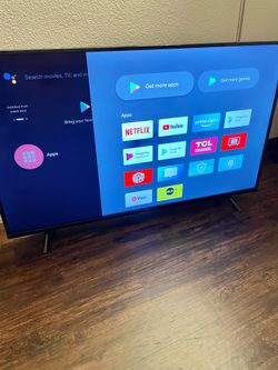 50”TCL Android 4K 2160p UHD Smart tv Model 50S434