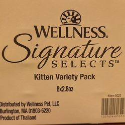 Brand New Wellness Signature Selects Kitten Wet Food Variety Pack