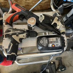 Drill, Tools, Batteries, Charger