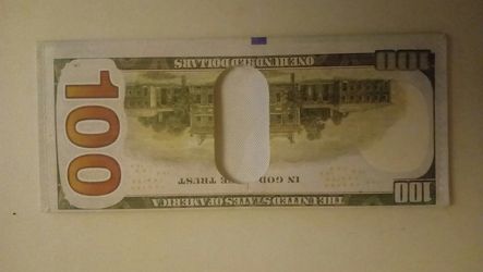 Men's wallet $100 bill design cartera para hombres El Salvador