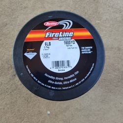 Berkley Fireline Fused Original, 6 Lb . 1500 Yd. New. 
