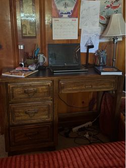 Sturdy wood desk for sale