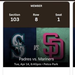 San Diego Padres Vs Seattle Mariners - Tue