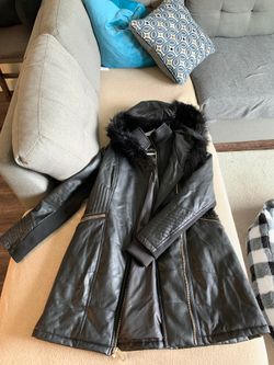 Guess leather winter coat