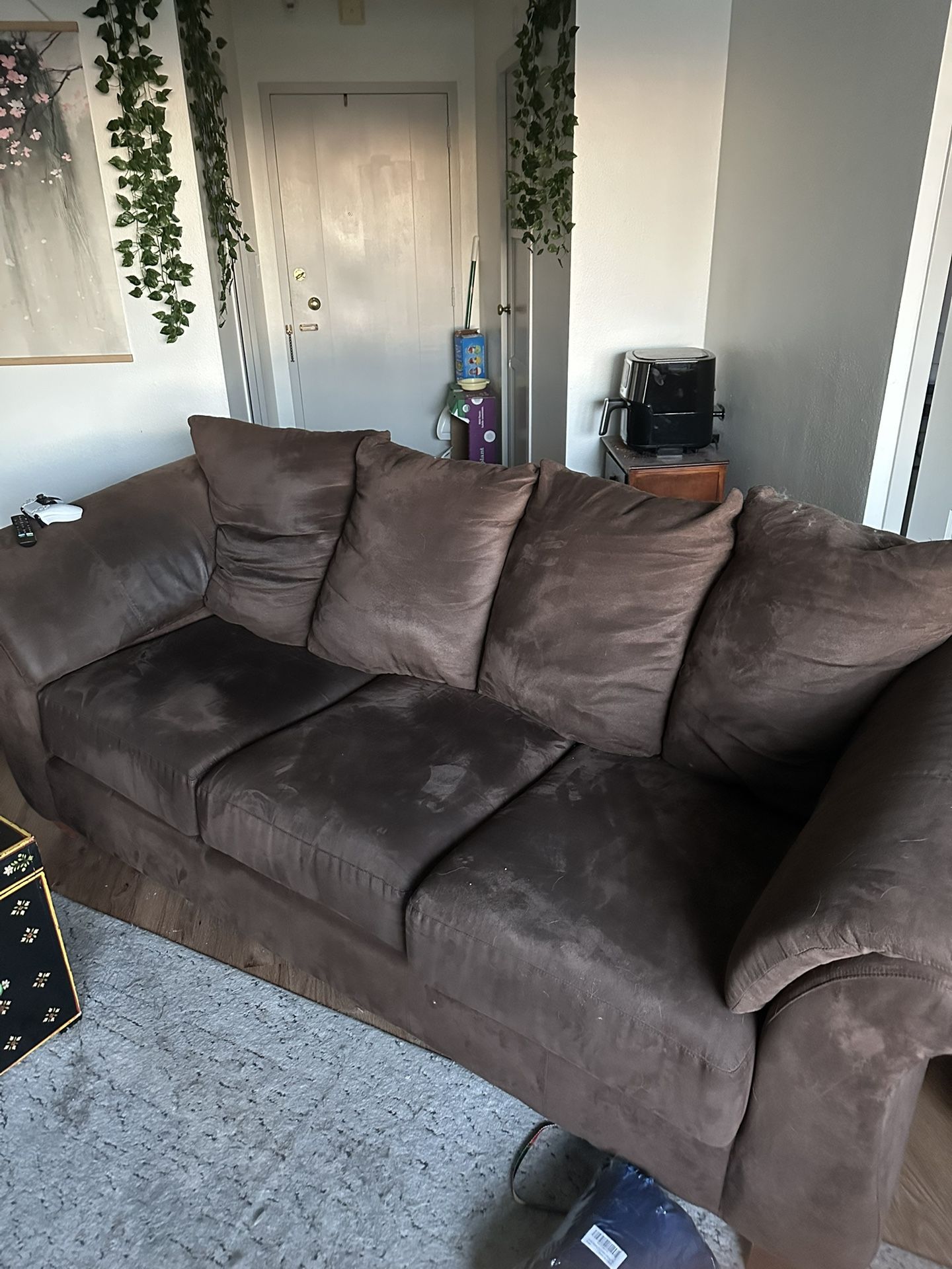 Large Brown Couch
