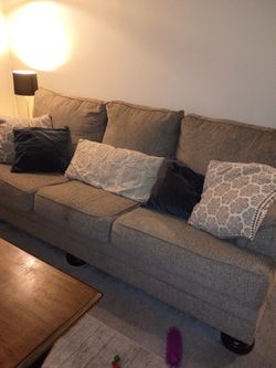 Couch, Love Seat And Ottoman